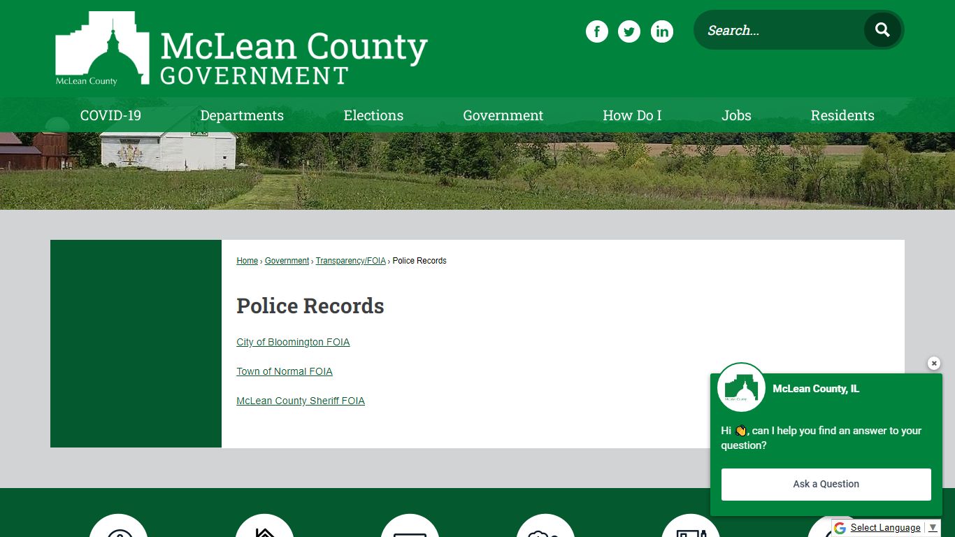 Police Records | McLean County, IL - Official Website